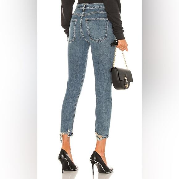 Agolde Toni Mid Rise Straight Jeans in Landmark Size 24 - Picture 5 of 12